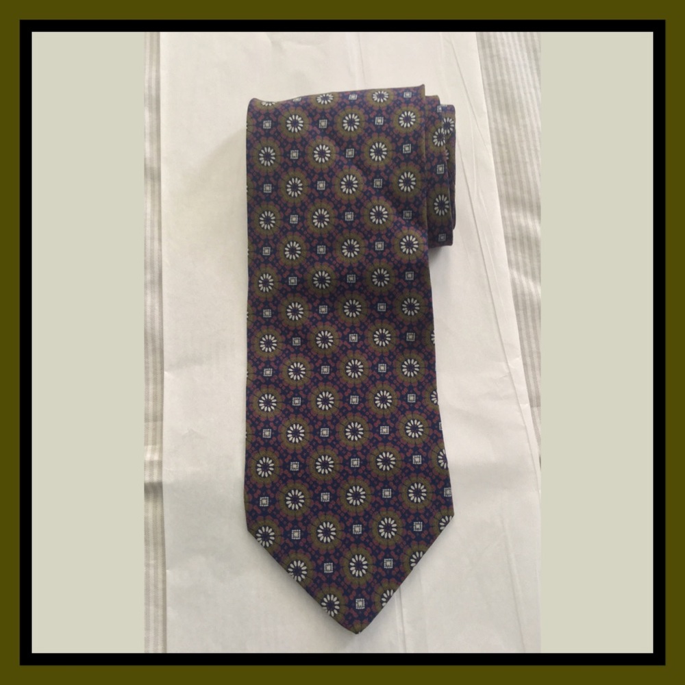 Giorgio Armani Cravatte medallion print silk tie